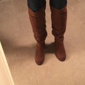 Dolce Vita Size 7 Brown Suede Tall Boots